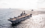 [ẢNH] Mỹ bất ngờ đem siêu tàu đổ bộ cùng F-35 tới thị uy gần Trung Quốc