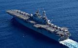 [ẢNH] Mỹ bất ngờ đem siêu tàu đổ bộ cùng F-35 tới thị uy gần Trung Quốc