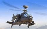 [ẢNH] ‘Hung thần’ Apache Mỹ bay thấp, thị uy sức mạnh với quân cảnh Nga?