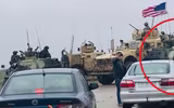 [ẢNH] Xe bọc thép BTR-82A của Nga né thiết giáp Mỹ tại Syria