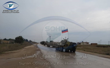 [ẢNH] Xe bọc thép BTR-82A của Nga né thiết giáp Mỹ tại Syria