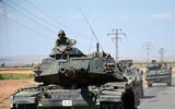 [ẢNH] Thổ Nhĩ Kỳ đưa hàng loạt xe tăng hạng nặng vào chiến trường Syria