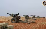 [ẢNH] Lựu pháo Liên Xô giúp Syria tung bão lửa vào đầu phiến quân