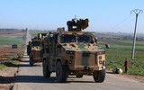 [ẢNH] Xe bọc thép hiện đại Thổ Nhĩ Kỳ tràn ngập Bắc Syria