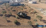 [ẢNH] Trúng tên lửa Syria, đoàn xe bọc thép Thổ Nhĩ Kỳ nát vụn khi chưa kịp tham chiến