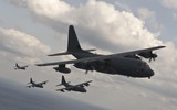 [ẢNH] 'Chim ưng xám' MC-130J Mỹ bất ngờ 'gửi thông điệp rắn' tới Trung Quốc