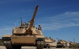 [ẢNH] Xe tăng Mỹ bất ngờ quay lại Syria, tình hình Trung Đông đột ngột căng thẳng