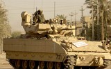 [ẢNH] Mỹ tung vào Syria hàng loạt xe chiến đấu bộ binh M2 Bradley - 