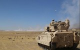 [ẢNH] Mỹ tung vào Syria hàng loạt xe chiến đấu bộ binh M2 Bradley - 