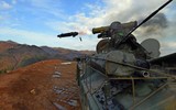 [ẢNH] Tên lửa Nga ‘thổi’ tung tháp của pháo tự hành Thổ Nhĩ Kỳ tại Syria