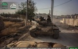 [ẢNH] Phiến quân đánh rát, lính Syria bỏ cả chiến tăng T-72 để tháo chạy