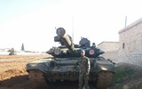 [ẢNH] Chưa kịp thị uy Thổ Nhĩ Kỳ, siêu tăng T-90A Syria đã bị phiến quân tóm sống