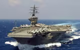[ẢNH] Siêu tàu sân bay Mỹ lừng lững tiến vào Địa Trung Hải, Syria lại thêm nóng bỏng