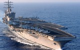 [ẢNH] Siêu tàu sân bay Mỹ lừng lững tiến vào Địa Trung Hải, Syria lại thêm nóng bỏng