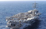 [ẢNH] Siêu tàu sân bay Mỹ lừng lững tiến vào Địa Trung Hải, Syria lại thêm nóng bỏng