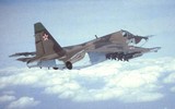 [ẢNH] Tên lửa chống tăng trên Su-25 Nga vừa ‘chẻ đôi’ máy bay ném bom khổng lồ