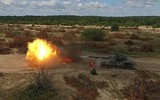 [ẢNH] Vừa nhận chiến tăng nâng cấp, Ukraine tung ngay tới miền Đông