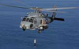 [ẢNH] Trực thăng săn ngầm đáng sợ MH-60R Sea Hawk của tàu sân bay Mỹ