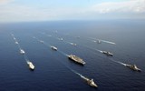 [ẢNH] Sát thủ hạt nhân đóng vai trò cận vệ cho tàu sân bay Mỹ