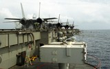 [ẢNH] Hệ thống tên lửa phòng không đặc biệt trên tàu sân bay Mỹ