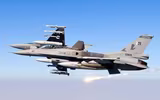 [ẢNH] Tiêm kích F-16 của không quân Pakistan lao xuống đất vỡ vụn