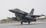 [ẢNH] Tiêm kích F-16 của không quân Pakistan lao xuống đất vỡ vụn