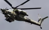 [ẢNH] Với 16 tên lửa chống tăng, Mi-28 Nga hủy diệt cả đoàn xe tăng phiến quân Syria