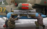 [ẢNH] Với 16 tên lửa chống tăng, Mi-28 Nga hủy diệt cả đoàn xe tăng phiến quân Syria
