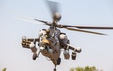 [ẢNH] Với 16 tên lửa chống tăng, Mi-28 Nga hủy diệt cả đoàn xe tăng phiến quân Syria