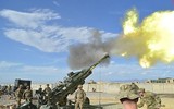 [ẢNH] Mỹ bất ngờ chuyển pháo hiện đại M777 tới Syria làm gì?