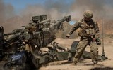[ẢNH] Mỹ bất ngờ chuyển pháo hiện đại M777 tới Syria làm gì?