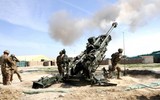 [ẢNH] Mỹ bất ngờ chuyển pháo hiện đại M777 tới Syria làm gì?