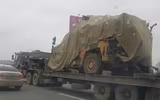 [ẢNH] Nga cấp tốc mang xe bọc thép Thổ Nhĩ Kỳ thu được ở Syria về nước