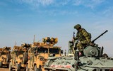 [ẢNH] Nga cấp tốc mang xe bọc thép Thổ Nhĩ Kỳ thu được ở Syria về nước