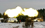 [ẢNH] Nga đổi chiến thuật, hạn chế không quân, tung siêu pháo vào trận địa tại Syria