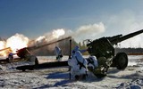[ẢNH] Nga đổi chiến thuật, hạn chế không quân, tung siêu pháo vào trận địa tại Syria