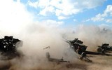 [ẢNH] Nga đổi chiến thuật, hạn chế không quân, tung siêu pháo vào trận địa tại Syria