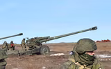 [ẢNH] Nga đổi chiến thuật, hạn chế không quân, tung siêu pháo vào trận địa tại Syria