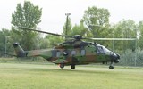 [ẢNH] Pháp huy động cả trực thăng chiến đấu chở bệnh nhân Covid-19 sang Đức
