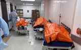 [ẢNH] Tâm dịch Covid-19 ở Mỹ, thi thể nạn nhân xếp đầy hành lang bệnh viện