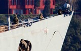 [ẢNH] Thổ Nhĩ Kỳ ‘giật thót’ khi Nga cho tàu vận tải chở 150 xe tăng đến Syria