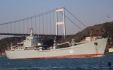 [ẢNH] Thổ Nhĩ Kỳ ‘giật thót’ khi Nga cho tàu vận tải chở 150 xe tăng đến Syria
