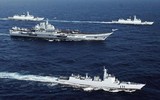 [ẢNH] Trung Quốc điều tàu sân bay áp sát Đài Bắc để diễn tập