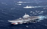 [ẢNH] Trung Quốc điều tàu sân bay áp sát Đài Bắc để diễn tập