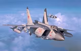 [ẢNH] Chiến thần MiG-31 vừa gặp nạn lao xuống đất nổ tung