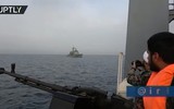 [ẢNH] Súng máy hạng nặng trên xuồng cao tốc Iran vừa áp sát chiến hạm Mỹ