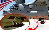 [ẢNH] ‘Ó biển’ Mỹ lắp súng máy đánh bại mọi tên lửa phòng không vác vai