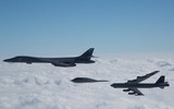 [ẢNH] Mỹ triển khai máy bay ném bom chiến lược B-1B, B-2 và B-52 khắp toàn cầu