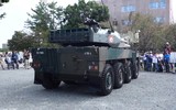 [ẢNH] Xe tăng bánh lốp Type-16 Nhật Bản với pháo mạnh hơn cả xe tăng T-54