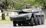 [ẢNH] Xe tăng bánh lốp Type-16 Nhật Bản với pháo mạnh hơn cả xe tăng T-54